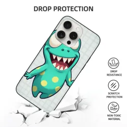iPhone 15/Pro/Max 卡通恐龍手機殼 - OKOMALL