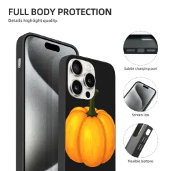 iPhone 15/Pro/Max 爽やかなリンゴ柄スマホケース - OKOMALL