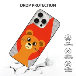 iPhone 15/Pro/Max トラ 漫画 スマホケース - okomall