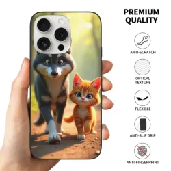 iPhone 15/Pro/Max 森林狼崽手機殼 - okomall