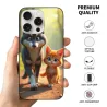 iPhone 15/Pro/Max 森林狼崽手機殼 - okomall