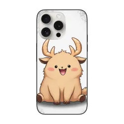 iPhone 15/15 Pro Max用 かわいい鹿柄ケース - okomall