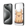 iPhone 15/15 Pro Max用 かわいい鹿柄ケース - okomall