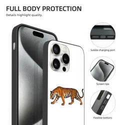 iPhone 15/Pro/Max トラ 携帯電話ケース - okomall