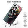 iPhone 15/Pro/Max 撞色骷髏手機殼 - okomall.com
