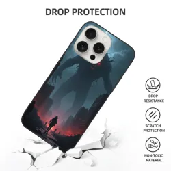 iPhone 15/Pro/Max 恐怖サバイバーテーマケース - okomall
