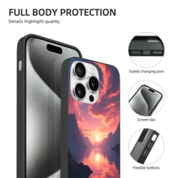 Чехол для iPhone 15/Pro/Max - Сумеречная долина | okomall