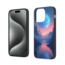 Coque pour iPhone 15/Pro/Max avec motif Vallée Stellaire - okomall.com