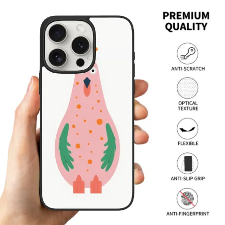 Hülle für iPhone 15/Pro/Max mit Vogeldesign - okomall