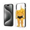 Coque pour iPhone 15 Pro/Pro Max avec motif de bodybuilder - OKOMALL