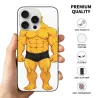 Coque pour iPhone 15 Pro/Pro Max avec motif de bodybuilder - OKOMALL