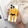 Coque pour iPhone 15 Pro/Pro Max avec motif de bodybuilder - OKOMALL