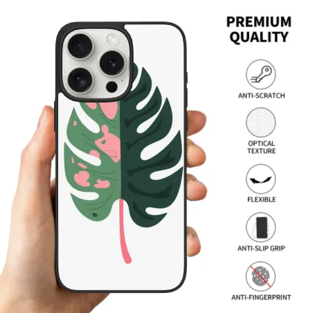 Чехол Monstera для iPhone 15 Pro/Pro Max - okomall