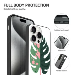 Чехол Monstera для iPhone 15 Pro/Pro Max - okomall