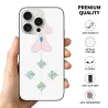 iPhone 15/Pro/Max Hülle mit Regenbogen- und Bonbonfarben-Design - OKOMALL