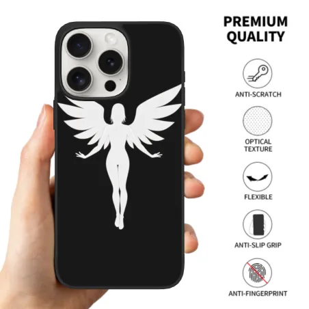 Coque minimaliste avec motif de déesse pour iPhone 15/Pro/Max - okomall