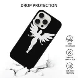 Coque minimaliste avec motif de déesse pour iPhone 15/Pro/Max - okomall