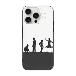 Coque pour iPhone 15/Pro/Max avec motif de course dynamique - OKOMALL