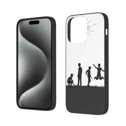 Coque pour iPhone 15/Pro/Max avec motif de course dynamique - OKOMALL