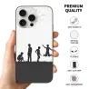 Coque pour iPhone 15/Pro/Max avec motif de course dynamique - OKOMALL