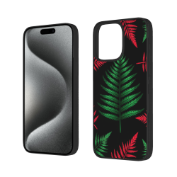 iPhone 15/Pro/Max 森林叶纹手机壳 - okomall