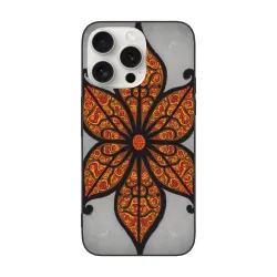 Coque pour iPhone 15/15 Pro/15 Pro Max avec motif floral ethnique - OKOMALL