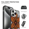 Coque pour iPhone 15/15 Pro/15 Pro Max avec motif floral ethnique - OKOMALL