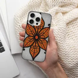 Coque pour iPhone 15/15 Pro/15 Pro Max avec motif floral ethnique - OKOMALL