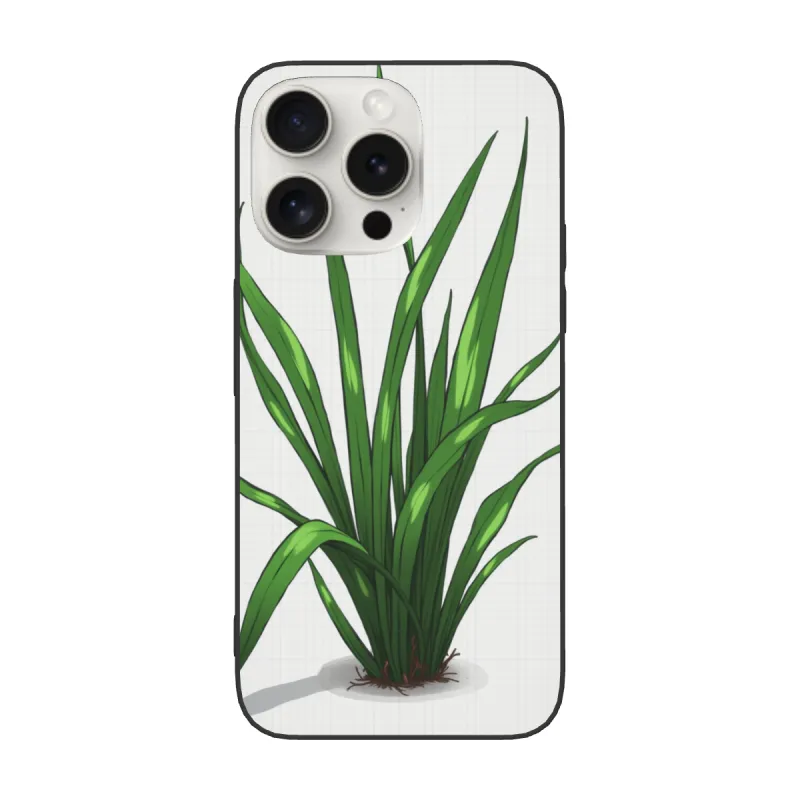 Чехол для iPhone 15/Pro/Max с узором травы - okomall.com