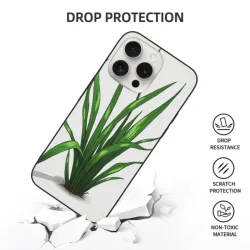 Чехол для iPhone 15/Pro/Max с узором травы - okomall.com