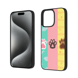 可爱猫咪渐变手机壳 - iPhone 15 Pro/Pro Max - okomall