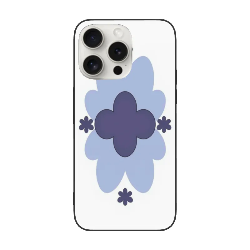 Фантазийный чехол для iPhone 15/15 Pro/15 Pro Max с лепестками цветов - OKOMALL