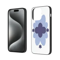 Фантазийный чехол для iPhone 15/15 Pro/15 Pro Max с лепестками цветов - OKOMALL