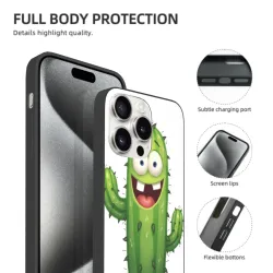 Niedliche Kakteenhülle für iPhone 15/15 Pro/15 Pro Max - OKOMALL