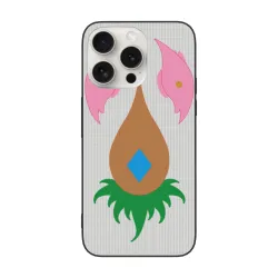 Coque pour iPhone 15/Pro/Max avec motif de gouttes d'eau et de feuilles - okomall