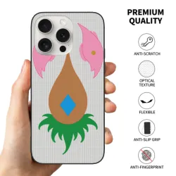 Coque pour iPhone 15/Pro/Max avec motif de gouttes d'eau et de feuilles - okomall