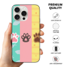 可爱猫咪渐变手机壳 - iPhone 15 Pro/Pro Max - okomall