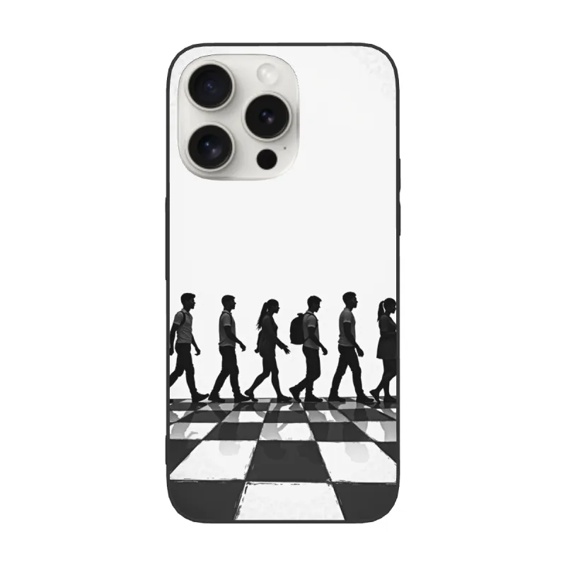 Kreative "Zebra-Straße" Hülle für iPhone 15/Pro/Max - OKOMALL