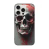 iPhone 15/Pro/Max Hülle mit postapokalyptischem mechanischem Schädel-Design - OKOMALL