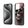 iPhone 15/Pro/Max Hülle mit postapokalyptischem mechanischem Schädel-Design - OKOMALL