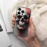 iPhone 15/Pro/Max Hülle mit postapokalyptischem mechanischem Schädel-Design - OKOMALL