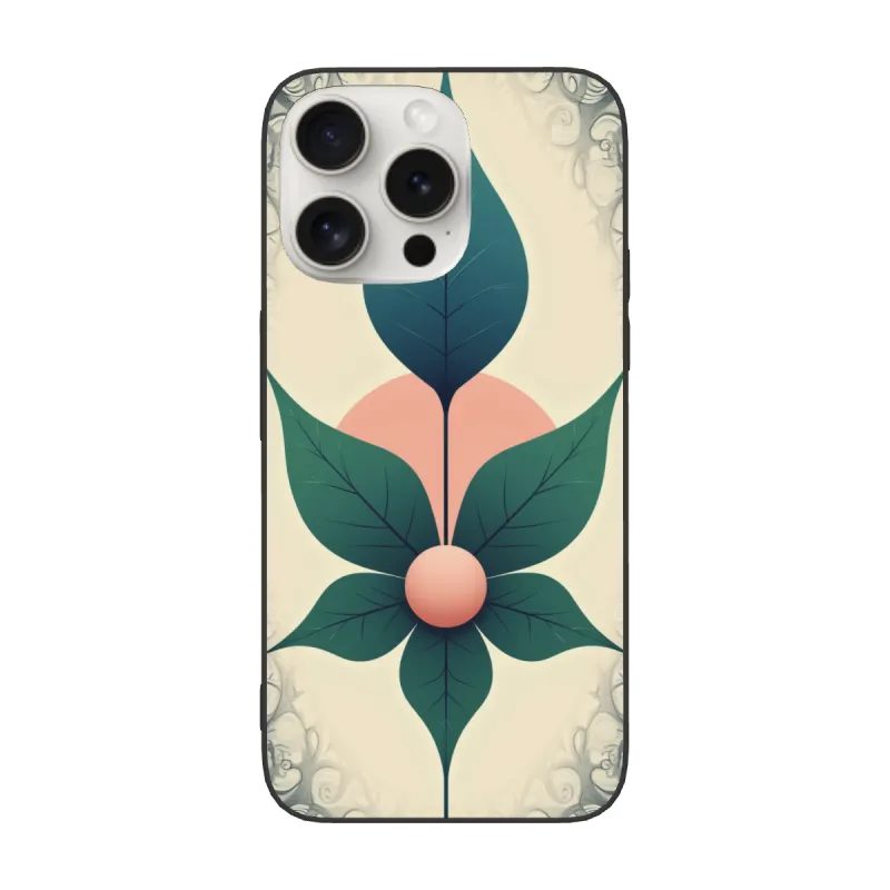 Yiqu Blumenmuster Hülle für iPhone 15/15 Pro/15 Pro Max - OKOMALL