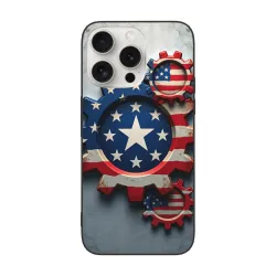 Винтажный американский флаг для iPhone 15/Pro/Max - okomall.com