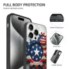 Винтажный американский флаг для iPhone 15/Pro/Max - okomall.com
