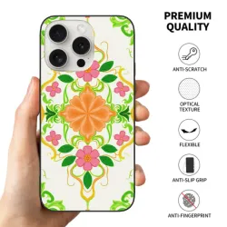 Coque pour iPhone 15/15 Pro/15 Pro Max 'Éclat Floral' - okomall