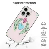Coque pour iPhone 15/Pro/Max à motif de feuille verte et de cœur de rêve - OKOMALL