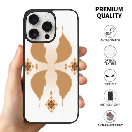 Чехол для iPhone 15/Pro/Max с абстрактным линейным геометрическим рисунком - okomall