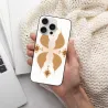 Чехол для iPhone 15/Pro/Max с абстрактным линейным геометрическим рисунком - okomall