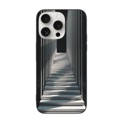 Coque pour iPhone 15/Pro/Max avec illusion d'optique de perspective - okomall.com
