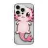 حافظة iPhone 15 Pro/Pro Max بتصميم Axolotl لطيف - OKOMALL